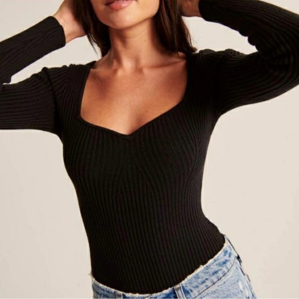 A&F Sweetheart Sweater Bodysuit